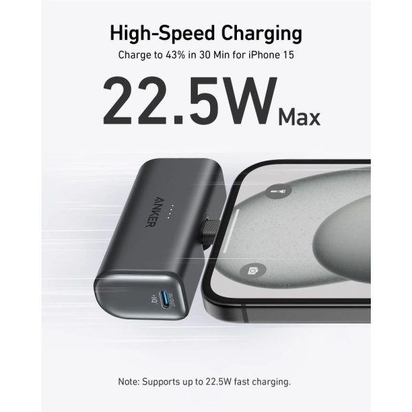 Anker Nano Power Bank (22.5W, Built-In USB-C Connector) - Image 5