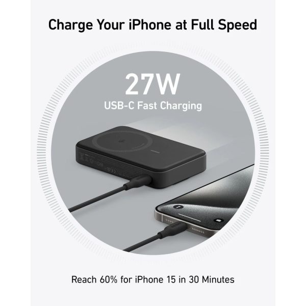 Anker MagGo Qi2 10,000mAh Wireless Charging Power Bank - Image 8