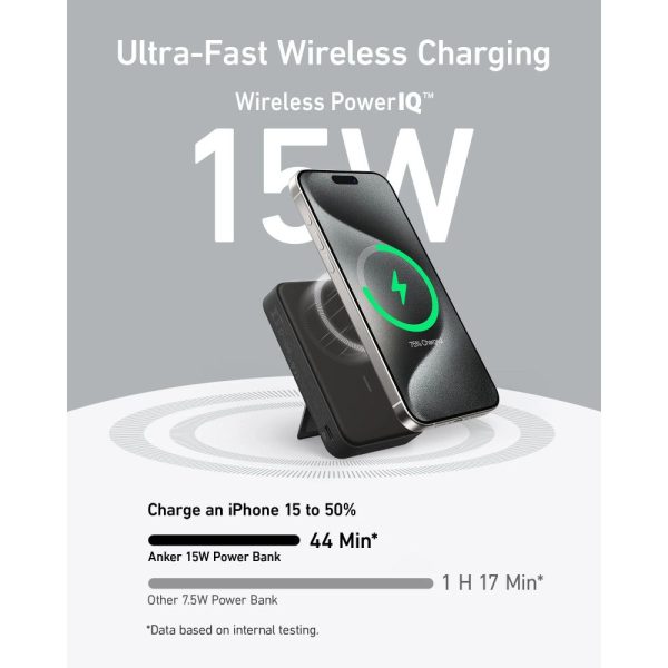 Anker MagGo Qi2 10,000mAh Wireless Charging Power Bank - Image 9