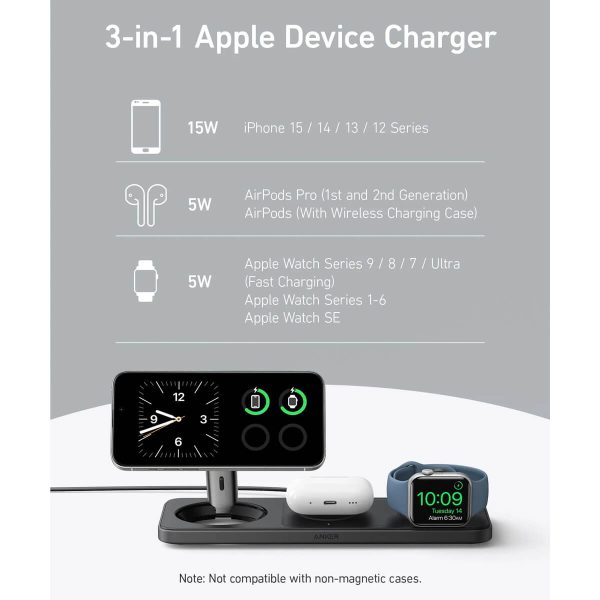 Anker MagGo Wireless Charging Station - Image 3