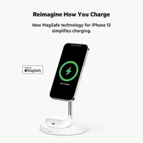 Belkin MagSafe 2-in-1 Wireless Charger, 15W Fast Charging - Image 3