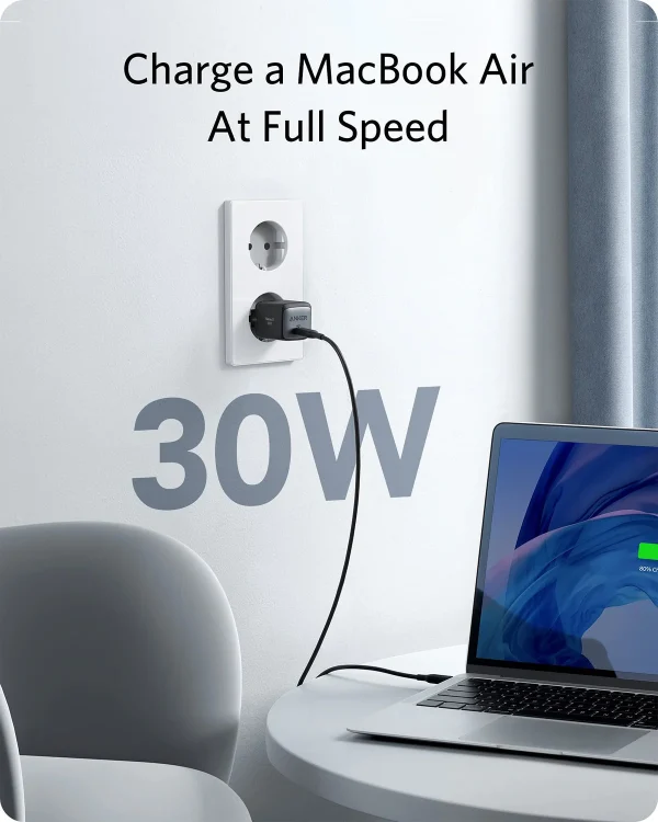 Anker 711 Charger (Nano II 30W)- Black - Image 5